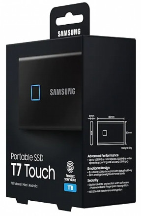   Samsung SSD T7 Touch 1TB USB Type-C ()