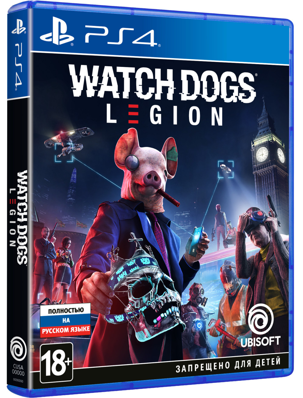 Набор Watch Dogs (игра PS4 + фигурка)