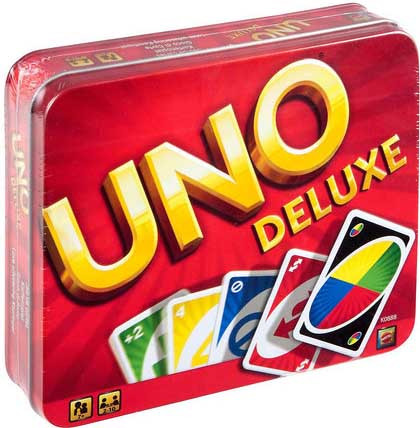 Настольная игра Uno Deluxe + Шоколад Кэт 12 Для геймера 60г Набор