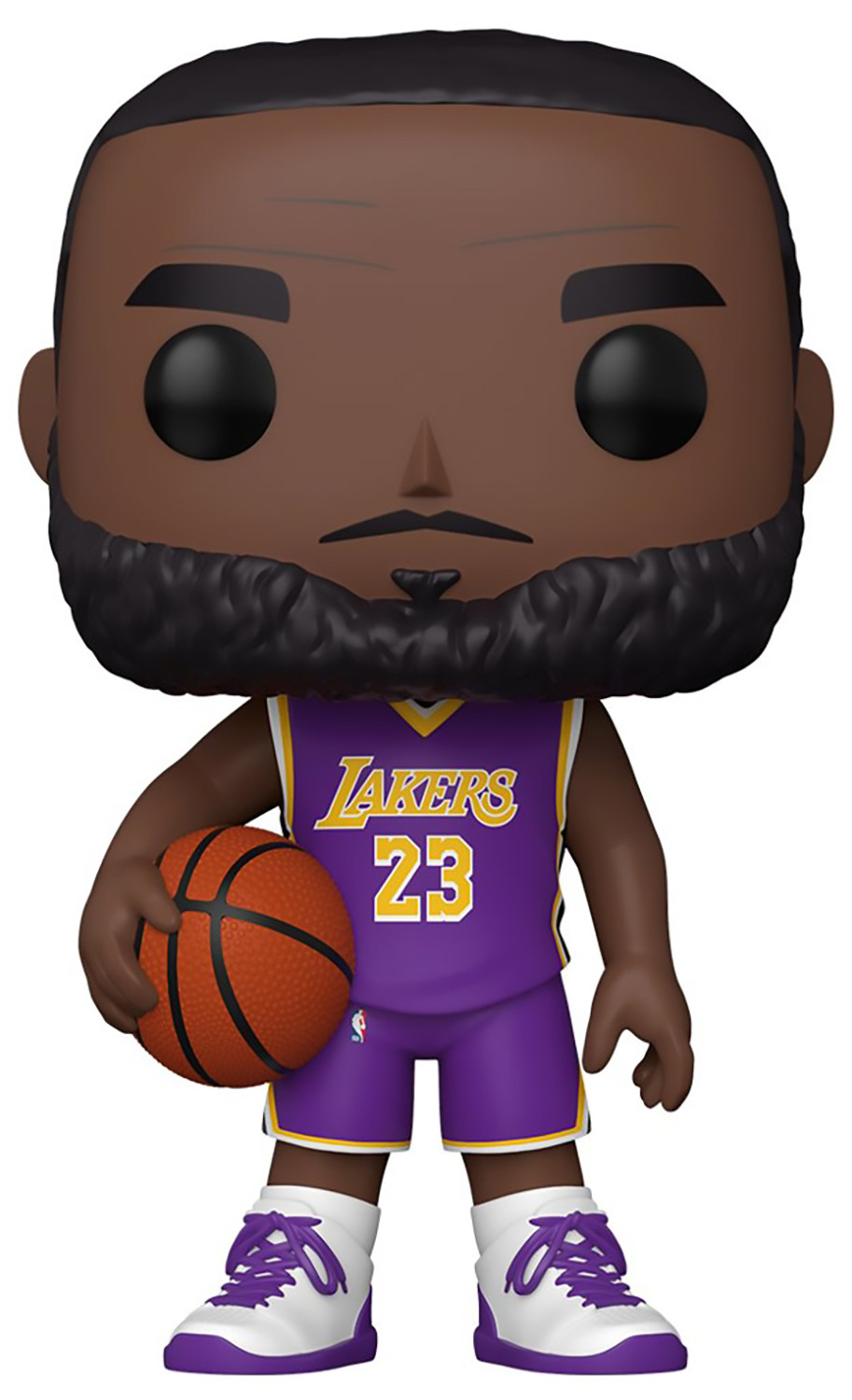  Funko POP Basketball: NBA Los Angeles Lakers  LeBron James Purple Jersey (9,5 )