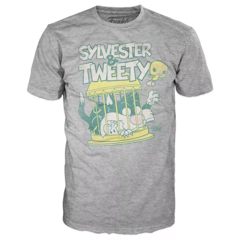   +  Funko Pop Tees: Looney Tunes – Sylvester & Tweety