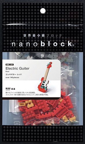 Конструктор nanoBlock. Красная Электрогитара