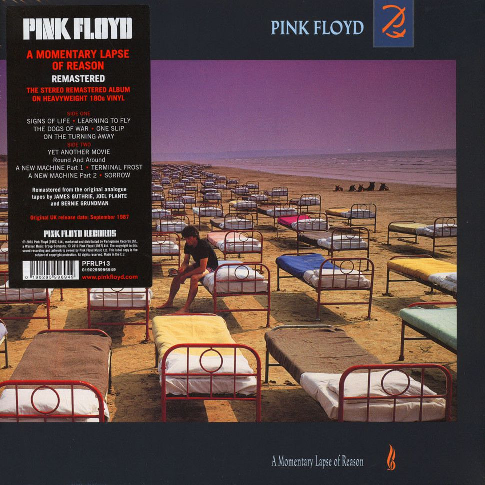 PINK FLOYD  A Momentary Lapse Of Reason  LP + Спрей для очистки LP с микрофиброй 250мл Набор