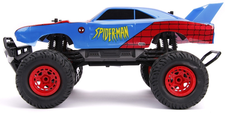 Машина на радиоуправлении Hollywood Rides Marvel Spider-Man – Spider-Man Daytona Ford Raptor Chassis (масштаб 1:12)
