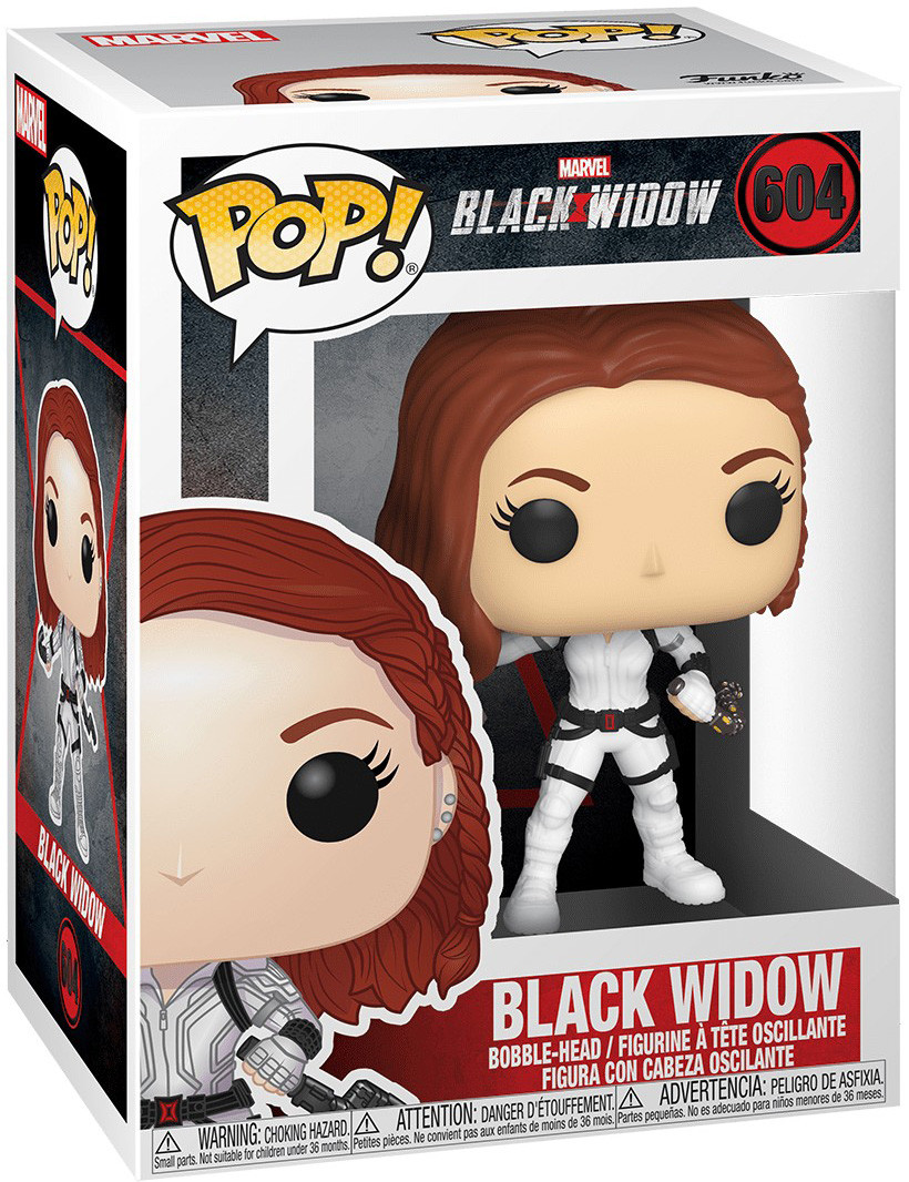 Фигурка Funko POP: Marvel Black Widow – Black Widow White Suit Bobble-Head (9,5 см)