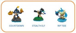 Skylanders Imaginators:   3  3 (Countdown / Stealth Elf / Rip Tide)
