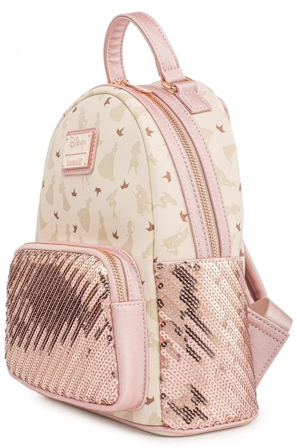 Рюкзак Loungefly Disney Ultimate: Princess AOP Sequin Mini