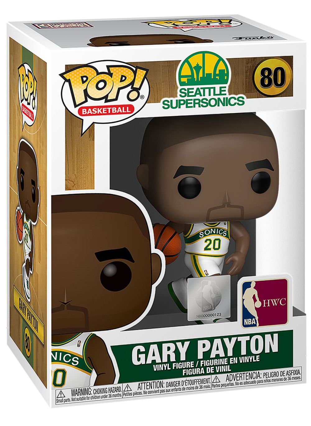  Funko POP Basketball: NBA Seattle Supersonics  Gary Payton Home (9,5 )