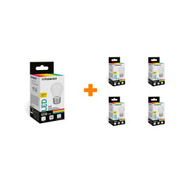    Polaroid 220V G45 7W 3000K E27 600lm, 5