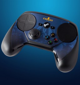  CSGO Blue Camo  Steam Controller