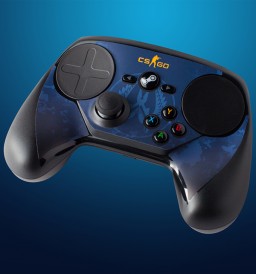   CSGO Blue Camo  Steam Controller