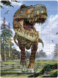Пазл в яйце Тираннозавр (63 элемента)