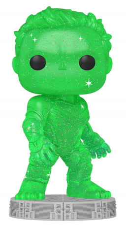  Funko POP Art Series: Marvel Infinity Saga  Hulk Green With Case Bobble-Head Exclusive (9,5 )