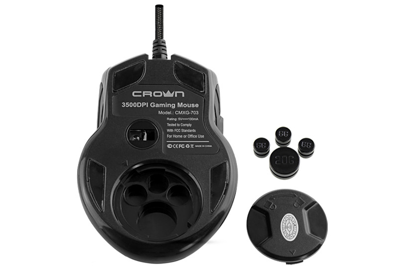 ���� Crown CMXG-703 Colt Black ��������� ���������� ������� c ���������� ��� PC