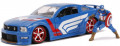   Hollywood Rides Marvel: Avengers  2006 Ford Mustang GT With Captain America 1:24 (2 )