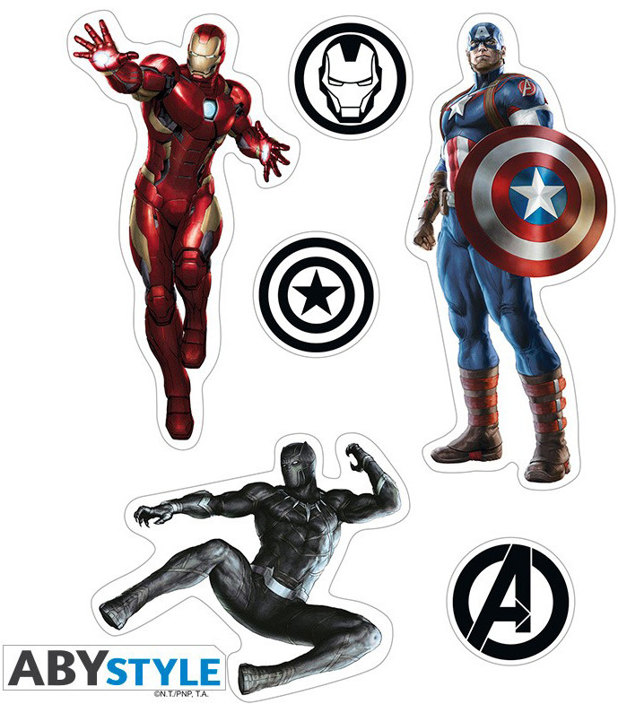 Набор стикеров Marvel: Avengers
