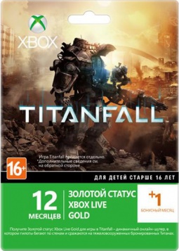 ����� �������� Xbox Live Gold Titanfall (12 ������� + 1 �����)