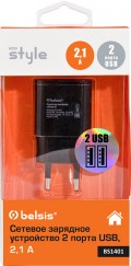    Belsis BS1401 2 USB 2,1 A ()