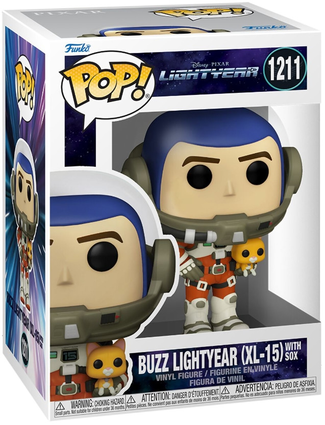 Фигурка Funko POP Disney: Lightyear – Buzz Lightyear (XL-15) With Sox (9,5 см)