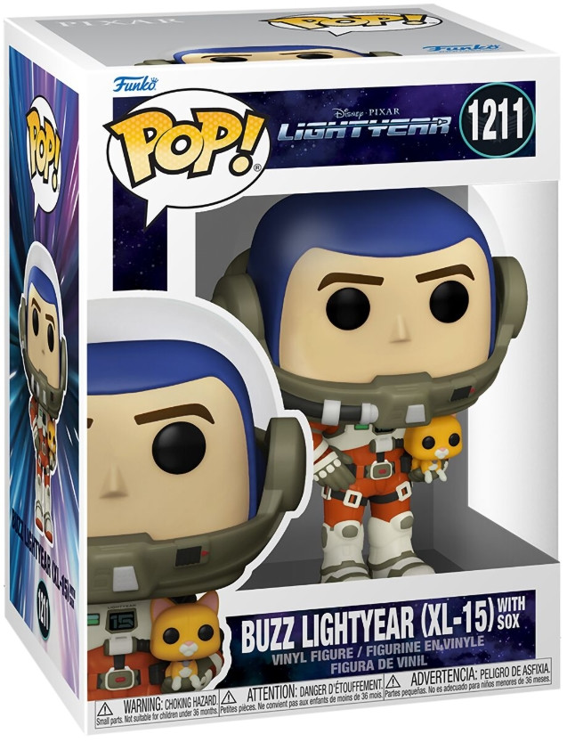  Funko POP Disney: Lightyear  Buzz Lightyear (XL-15) With Sox (9,5 )