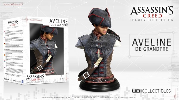 Бюст Assassin's Creed III: Legacy Collection – Aveline De Grandpre (19 см)