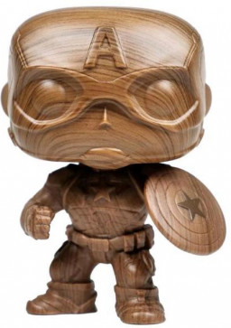  Funko POP Marvel: Captain America Wood Bobble-Head Exclusive (9,5 )