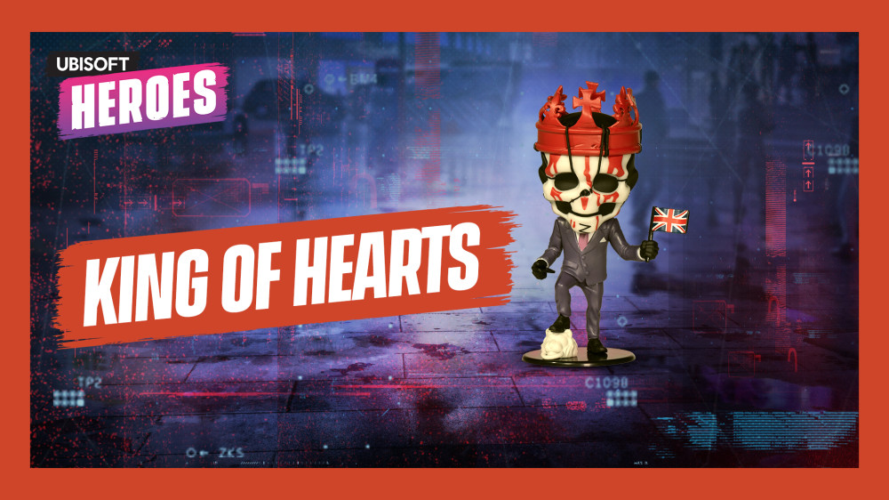 Фигурка Ubisoft Heroes: Watch Dogs: Legion – King Of Hearts (10 см)