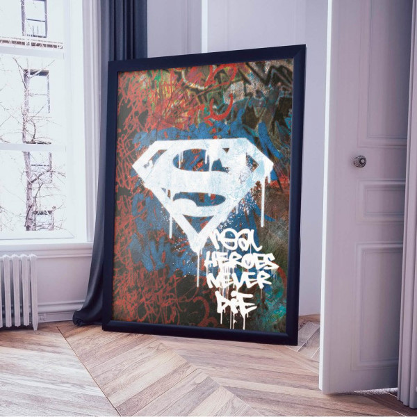 Картина DC Comics: Супермен – Лого Граффити