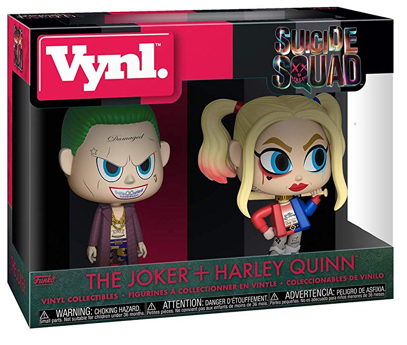  Funko Vynl: Suicide Squad  The Joker + Harley Quinn (2-Pack)