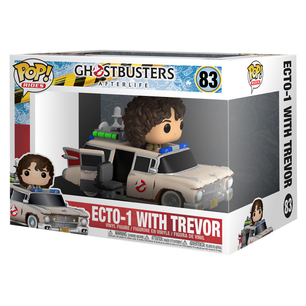 Фигурка Funko POP Rides Ghostbusters: Afterlife – Ecto-1 With Trevor (15 см)
