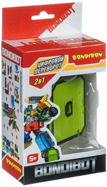 Трансформер Bondibot 2в1: Цифра 0