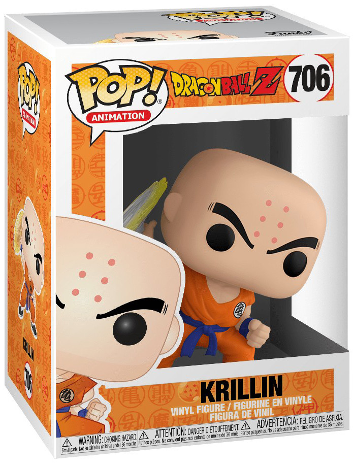 Фигурка Funko POP Animation: Dragon Ball Z Series 7 – Krillin With Destructo Disc (9,5 см)
