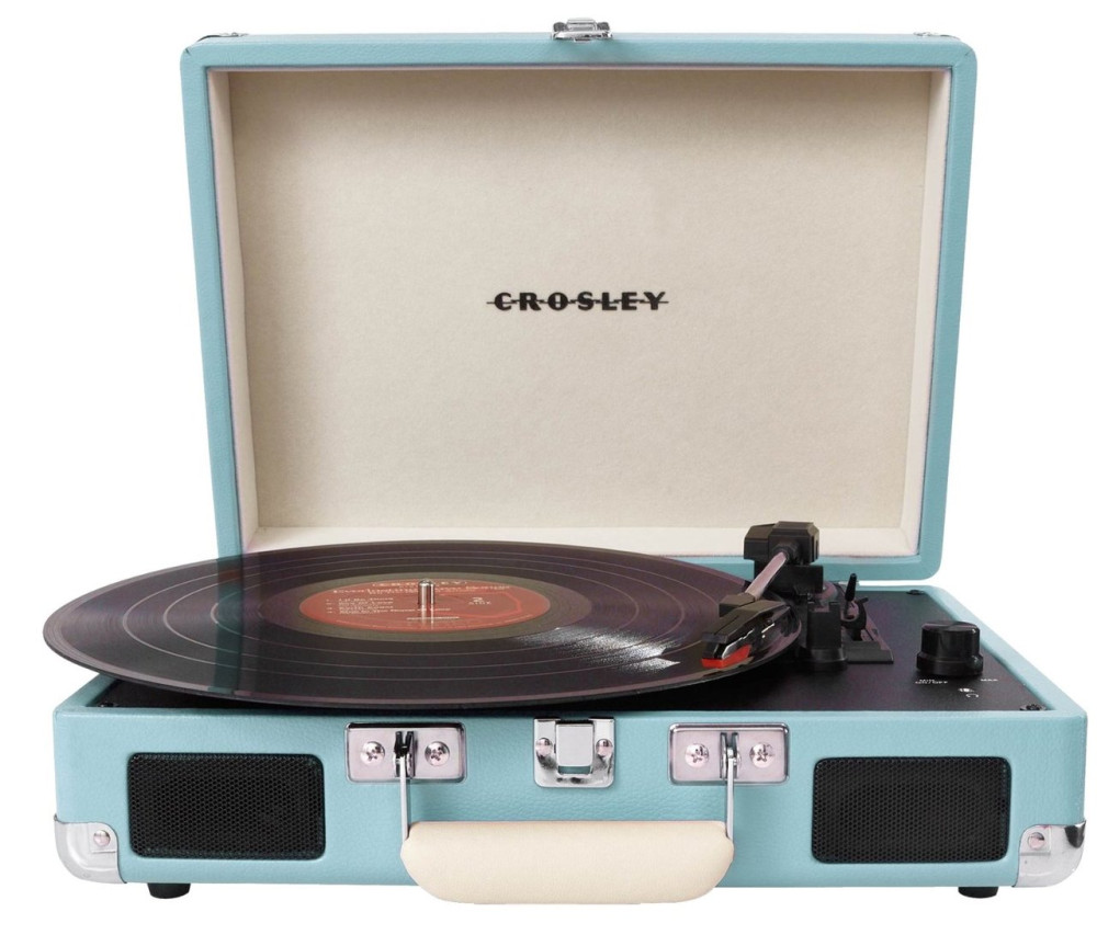   Crosley Cruiser Deluxe Turquoise c Bluetooth [CR8005D-TU]