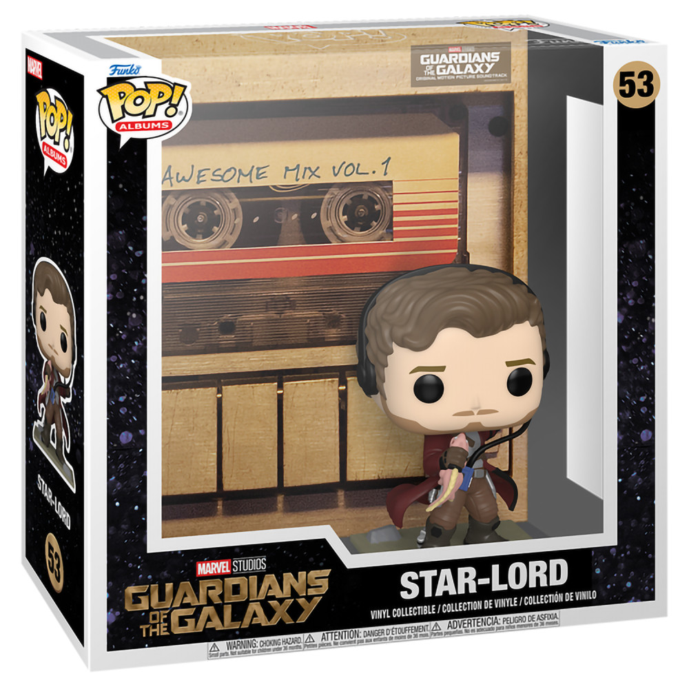 Фигурка Funko POP Albums: Marvel Guardians Of The Galaxy – Awesome Mix Vol1 Star-Lord (9,5 см)