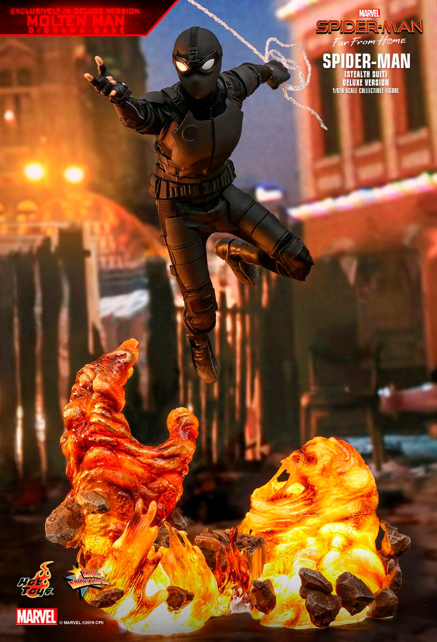 Фигурка Marvel Spider-Man: Far From Home – Stealth Suit Spider-Man Deluxe Version (28,5 см)