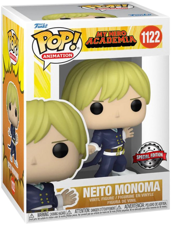  Funko POP Animation: My Hero Academia  Neito Monoma Exclusive (9,5 )