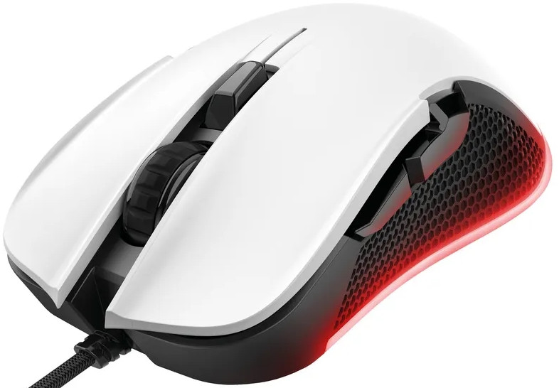 Мышь Trust GXT 922W YBAR USB Type-A проводная (белый)