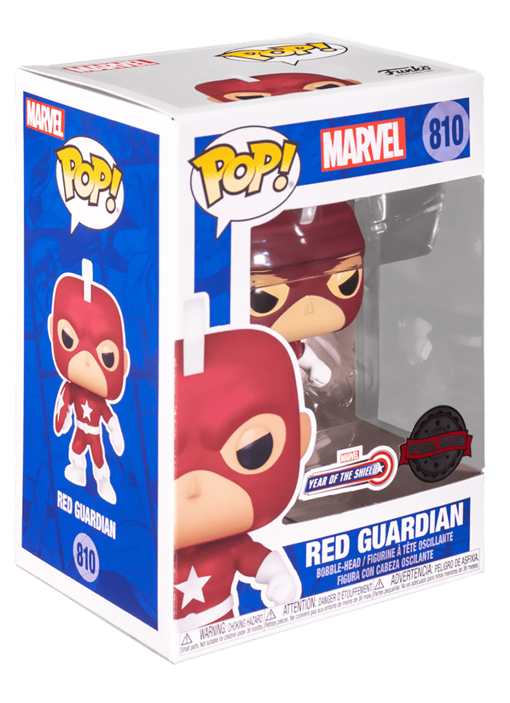  Funko POP Marvel: Year Of The Shield Red Guardian Bobble-Head Exclusive (9,5 )
