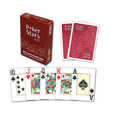 Карты игральные Pokerstars красные + Конструктор Huggy Wuggy 33 детали Набор