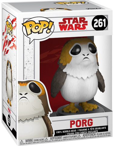 Funko POP: Star Wars: The Last Jedi   Porg Bobble-Head (9,5 )