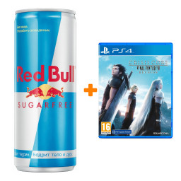  Crisis Core: Final Fantasy VII Reunion [PS4,  ] +   Red Bull   250