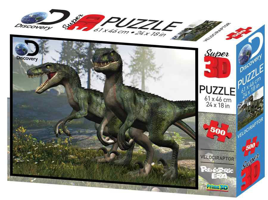 Super 3D Puzzle: Велоцирапторы