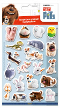 Набор наклеек Тайная жизнь домашних животных 1 – Объемные (110х200)