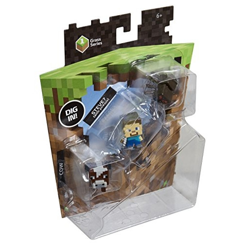 ���������, ����� ������� Minecraft. Series 1. Spider, Steve & Cow. 3 � 1