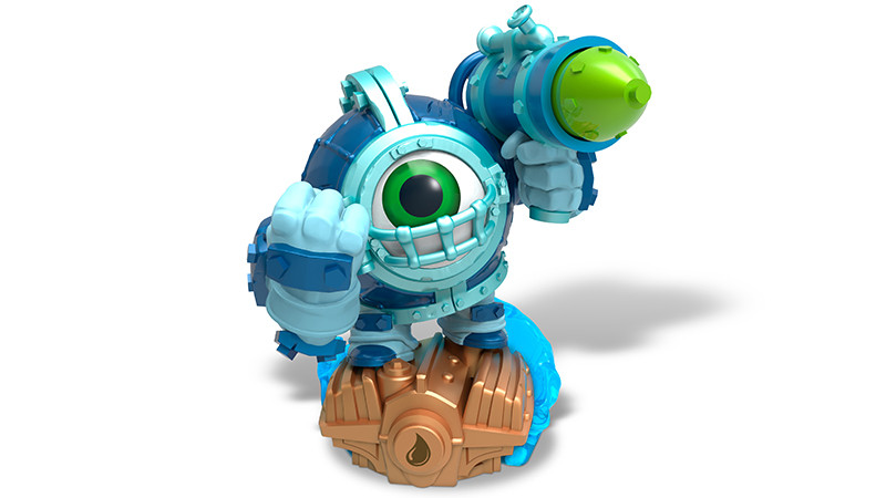 Skylanders SuperChargers. Интерактивная фигурка. Суперзаряд. Dive-Clops (стихия Water)