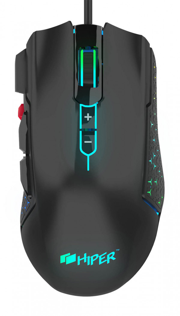 Мышь HIPER GMUS-3000 DRAKKAR проводная игровая для PC (чёрный)(7930092030049)