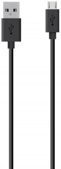 Кабель Belkin USB-A/microUSB, 2м (черный) (F2CU012bt2M-BLK)
