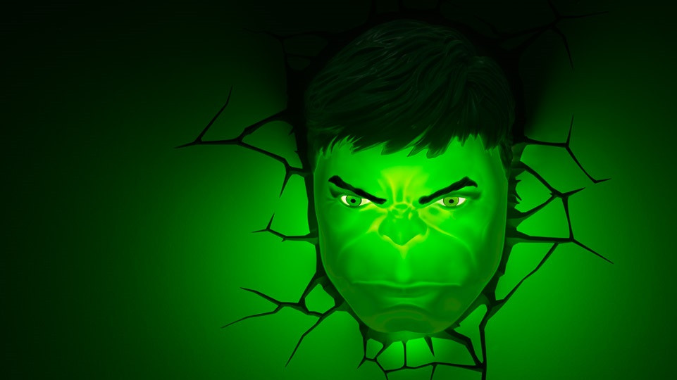 3D  Hulk: Face