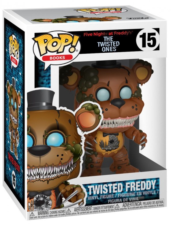 Фигурка Funko POP Books: Five Nights At Freddy's The Twisted Ones – Twisted Freddy (9,5 см)