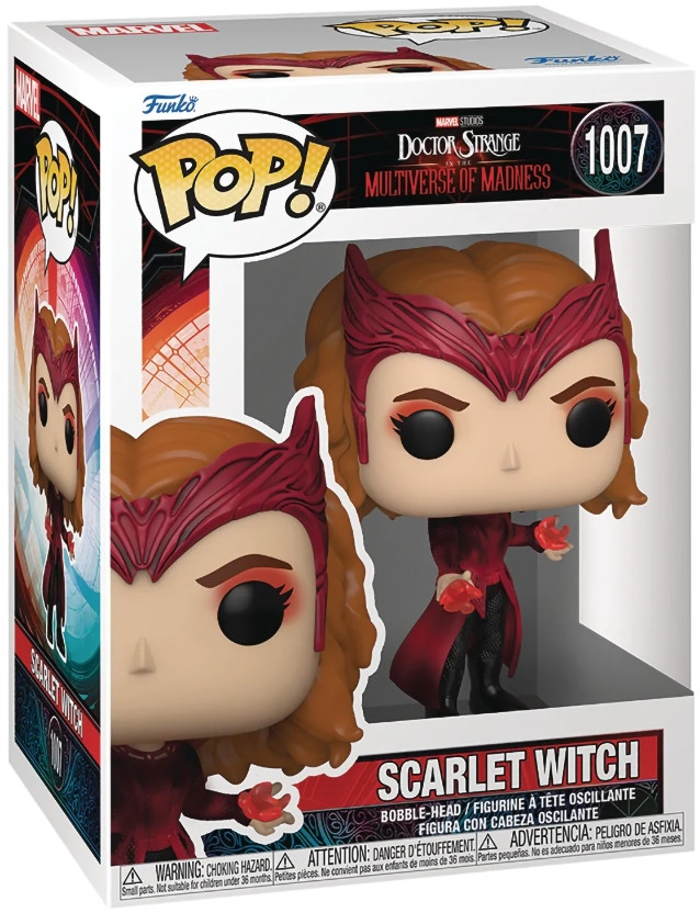  Funko POP Marvel: Doctor Strange In The Multiverse Of Madnes  Scarlet Witch Bobble-Head (9,5 )